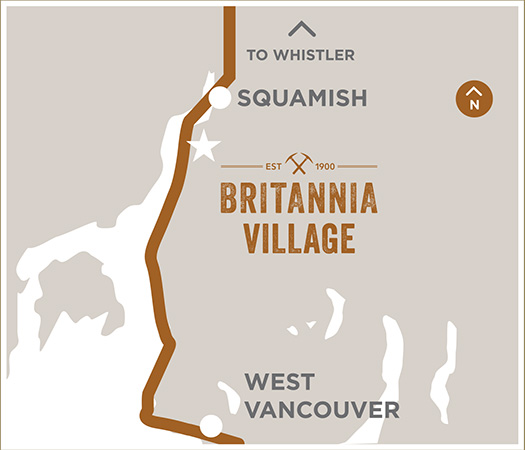 Britannia Village footer map