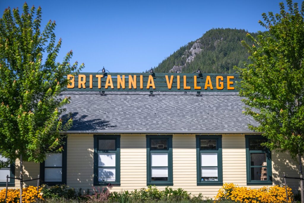 Britannia VIllage signage