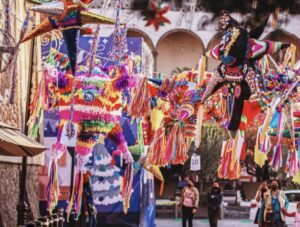Holiday festivities in Guanajuato, Mexico